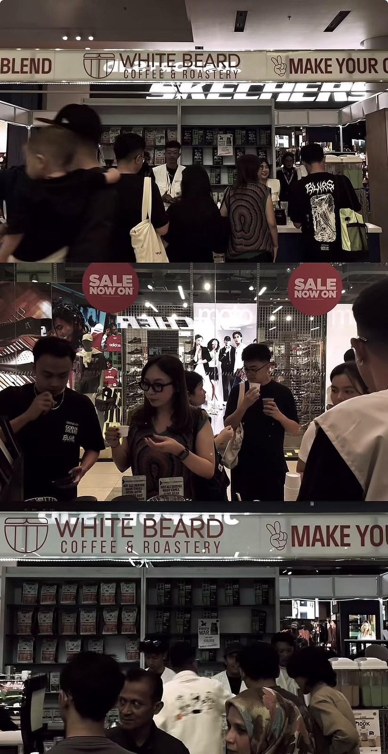 Suasana booth White Beard dan pengunjung dalam sebuah event.